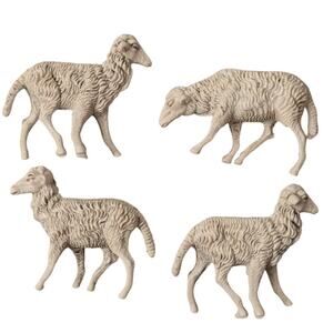 Vintage Sheep made in Italy Nativity Animals